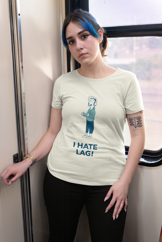 Camiseta "I Hate Lag"